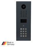 DoorBird D2101KV, Surface & Flush Mount possible, IP Video Door Station  Stainless Steel, 1 Unit, 1 Call Button, (Housing sold separately)