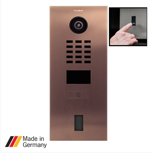 DoorBird D2101FV, Surface & Flush Mount, Fingerprint 50, IP Video Door Station, 1 Unit, 1 Call Button, (Housing Sold Separately)