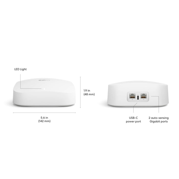 eero 6, Tri-Band Mesh WiFi 6 Router