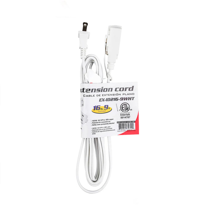 Nipponamerica EX-ID216-6WHT Extension Cord 6 Ft, 16Ga White.