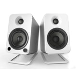 Kanto S4, Angled Desktop Speaker Stands for Midsize Speakers, Pair