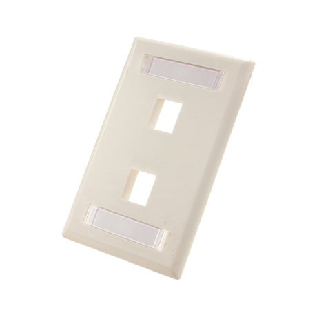 Vertical Cable Standard Wall Plates With ID Windows – 305 Series