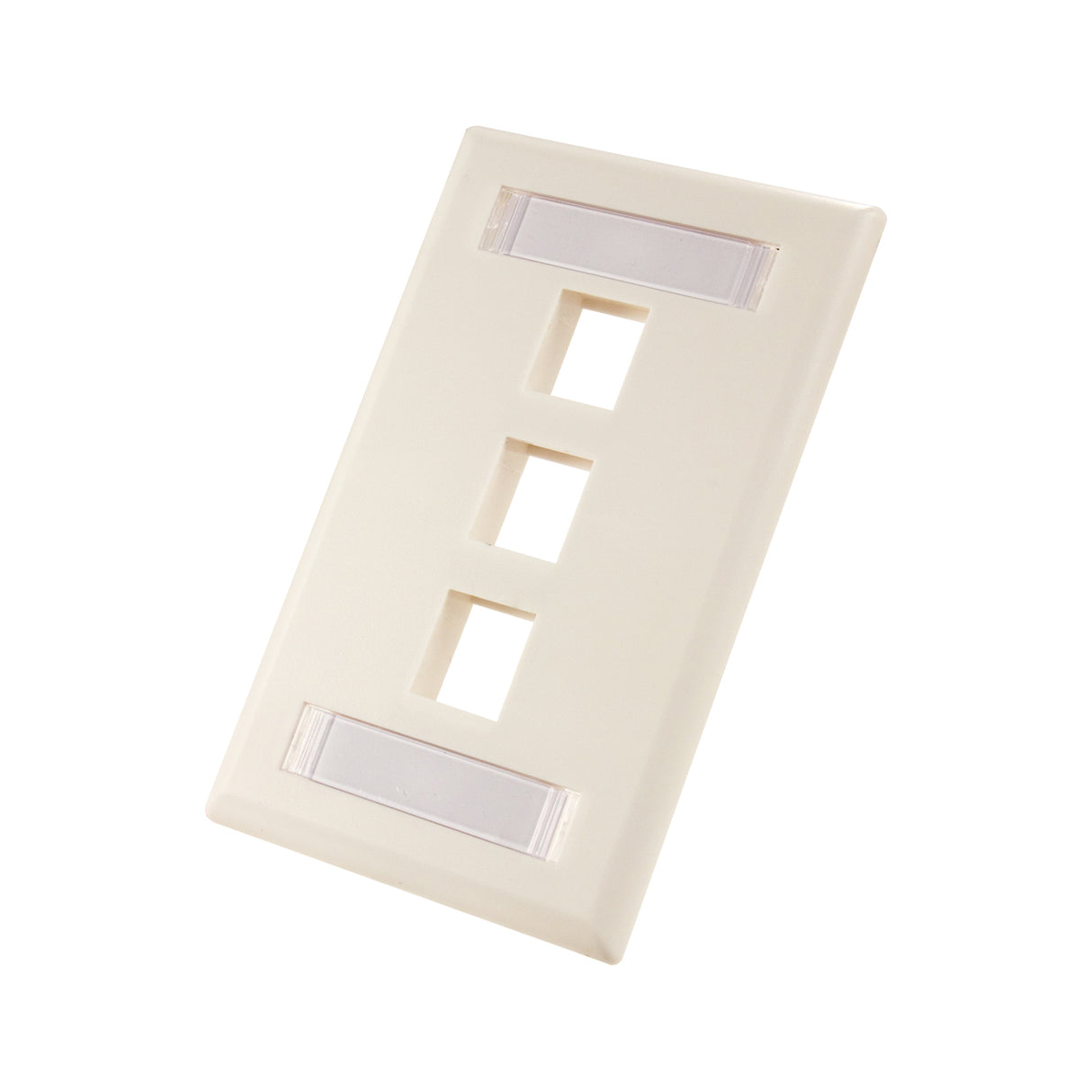 Vertical Cable Standard Wall Plates With ID Windows – 305 Series