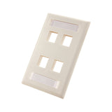 Vertical Cable Standard Wall Plates With ID Windows – 305 Series