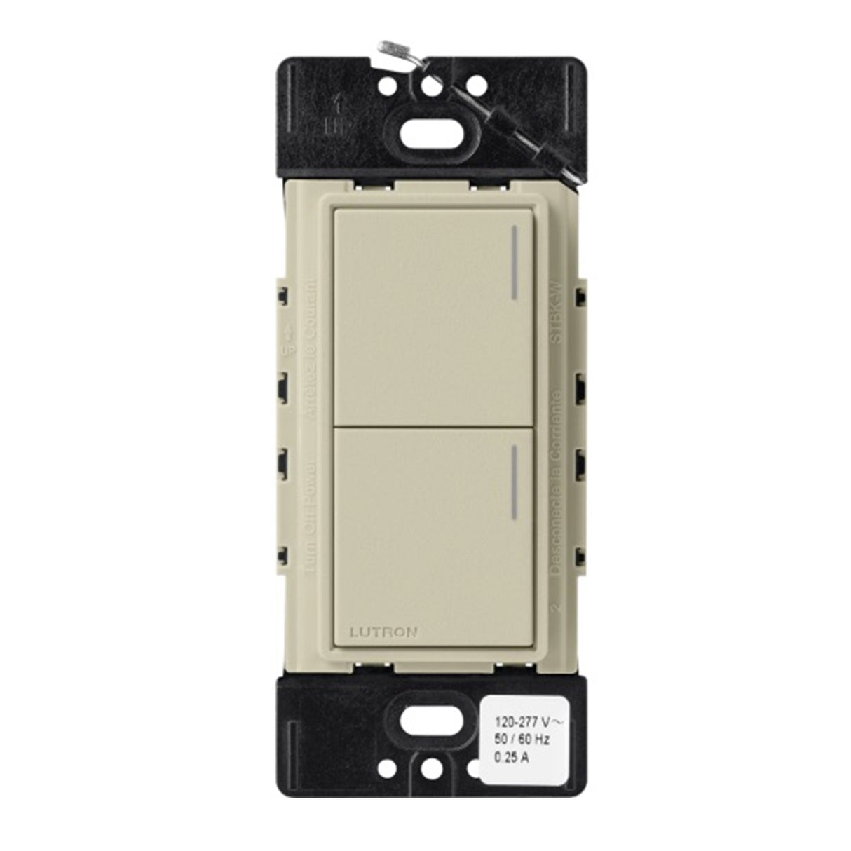 Lutron RadioRA3 RRST-HN2B, Sunnata RF Hybrid Keypads - 2 Button