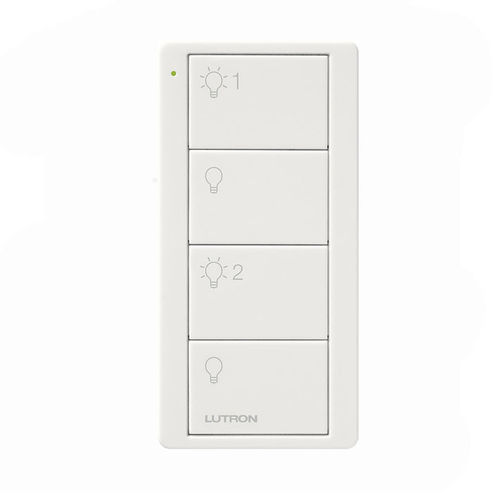 Lutron PJ2-4B-WH-L21P, Pico 4-Button Wireless Control, White