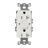 Lutron SCR-20-GFST, 20A, GFCI Receptacle, Tamper Resistant, Self Testing Recepticle, Cobblestone