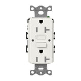 Lutron SCR-20-GFST, 20A, GFCI Receptacle, Tamper Resistant, Self Testing Recepticle, Cobblestone
