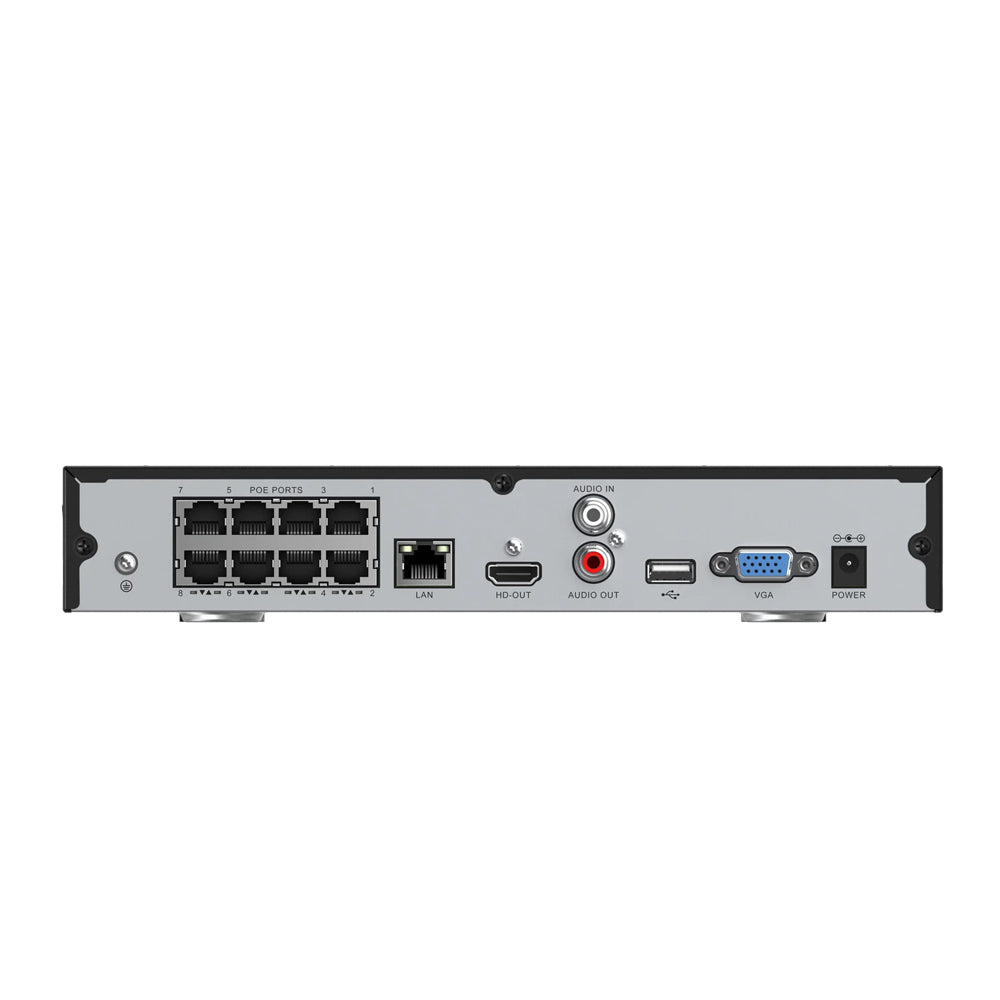 Acegear NR-K116H-P8, NVR (16CH) 1-SATA Interface, 8 PoE, 4K AI Lite
