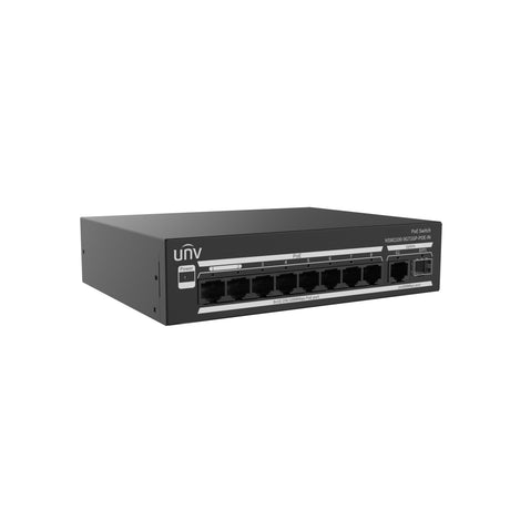 UNV NSW2100-9GT1GP-POE-IN, 8 Port POE Switch with Lite Cloud Management
