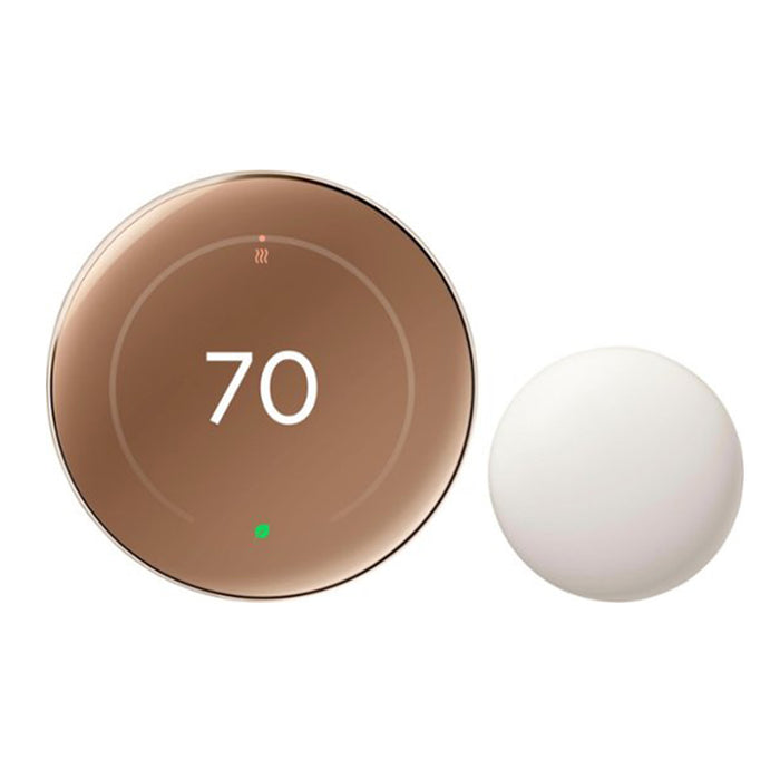 Google Nest Thermostat 4th Generation, ( Includes Temperature Sensor )