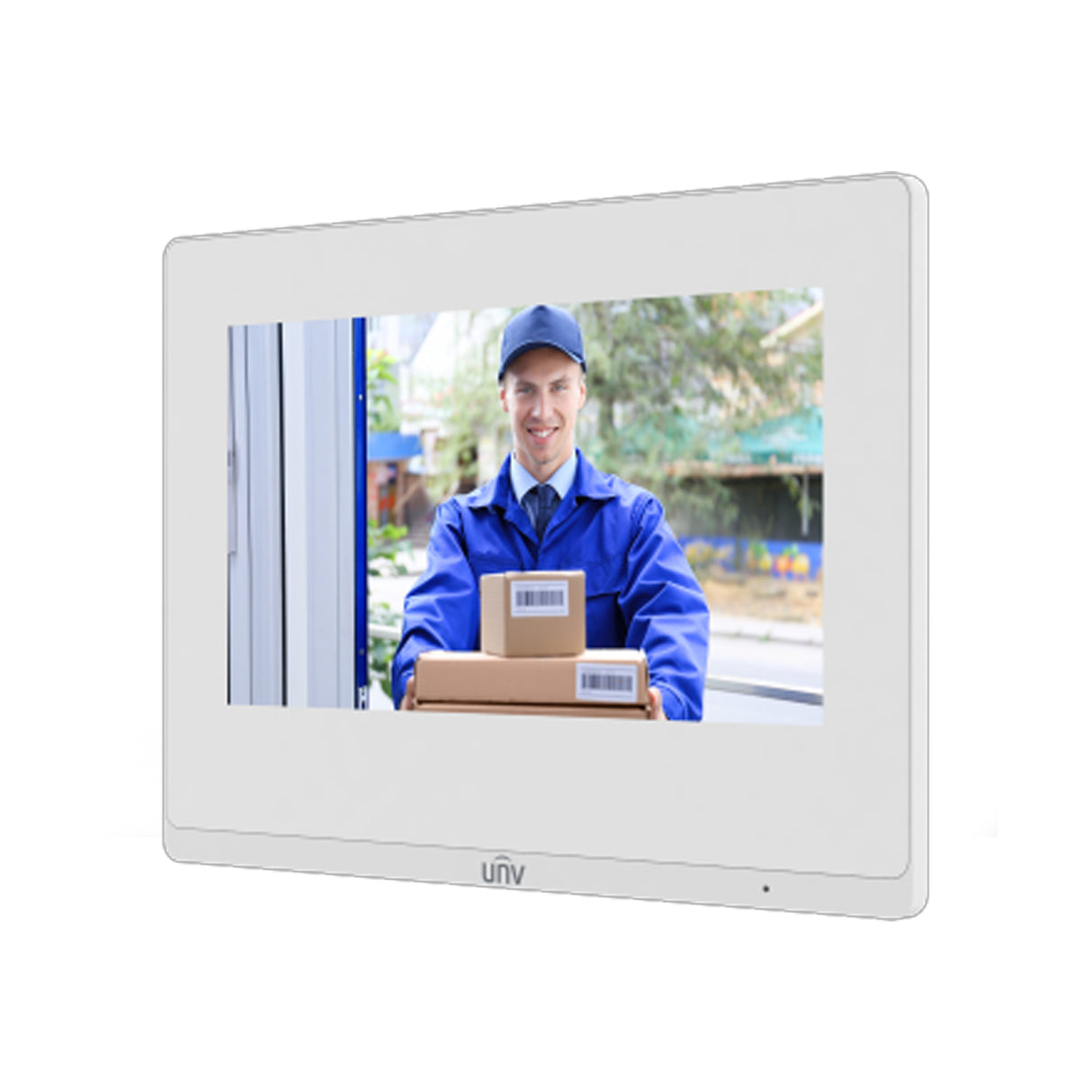 UNV OEI-372S-H-W-Z, Intercom Indoor Monitor, White