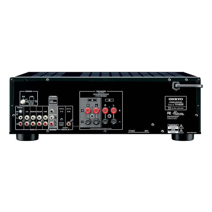 Onkyo TX-8220, 2 Channel Stereo Receiver with Bluetooth