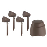 Proficient Protege PAS-4.1-HS, 4 (100mm) All-Weather Outdoor Landscape Speaker Kit with 8 (200mm) Hardscape Subwoofer