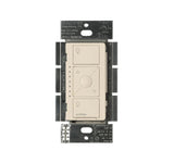 Lutron PD-6WCL Caseta Wireless in-wall dimmer; 50 W CFL/LED, 600 W Incandescent/Halogen, Single pole - Ivory