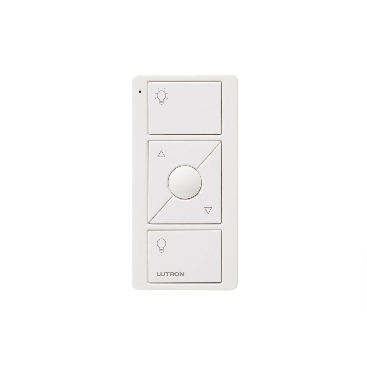 Lutron PJ2-3BRL-GBL-L01, 3-Button Pico Smart Remote with Raise/Lower and Preset - Light Icons