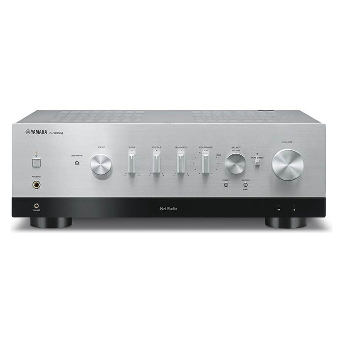 Yamaha R-N1000ABL, Stereo receiver with Wi-Fi, Bluetooth®, Apple AirPlay® 2, and HDMI , MusicCast, Silver