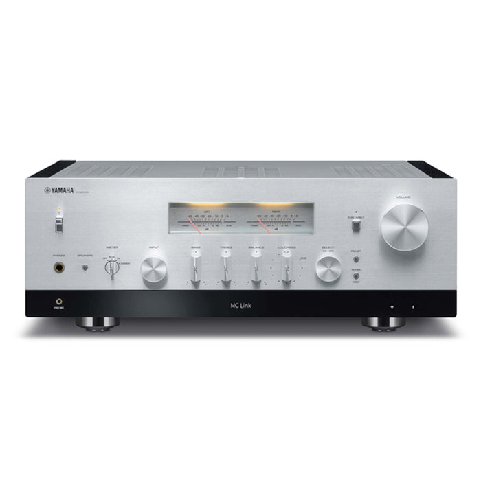 Yamaha R-N2000ASL, Stereo receiver with Wi-Fi, Bluetooth, Apple AirPlay® 2, and HDMI, MusicCast, Silver