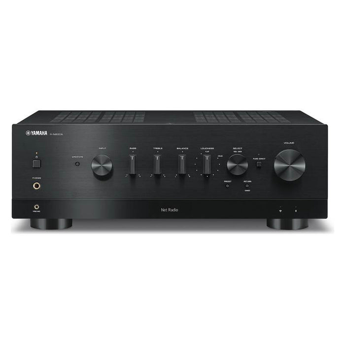 Yamaha R-N800ABL, Stereo receiver with Wi-Fi, Bluetooth and Apple AirPlay 2 , MusicCast, Black