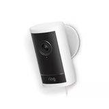 Ring Outdoor Cam Pro Plug in 4K, Indoor / Outdoor, Black / White