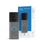 Ring Video Doorbell 2K, Smart Wireless WIFI Doorbell Camera with Built-in Battery, 2-Way Talk, Night Vision