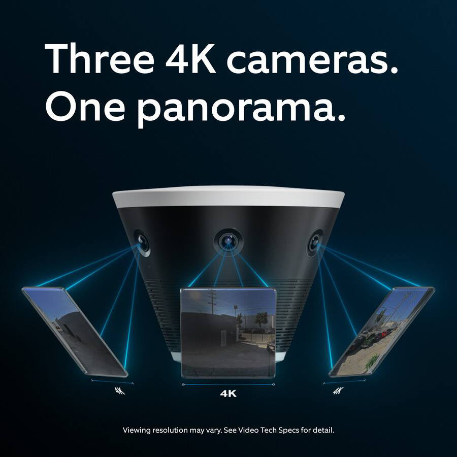 Ring Elite Cam 180° Plug-In and PoE, Retinal 4K Smart Cameras, Indoor / Outdoor