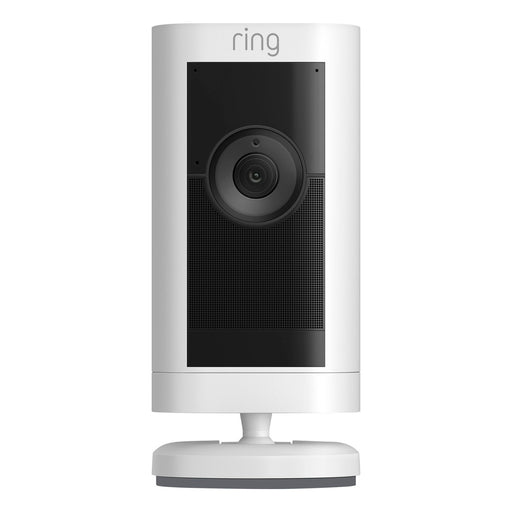 Ring Stick Up Cam Pro Wired, Indoor/Outdoor Standard Security Camera (Black/White)