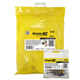 Simply45 (S45-3750-25) CAT6/6A Shielded Keystone Jack-25pcs