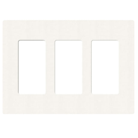 Lutron SC-3, Claro Screwless Designer Wallplate - 3 Gang