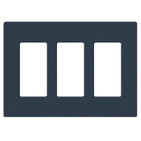 Lutron SC-3, Claro Screwless Designer Wallplate - 3 Gang
