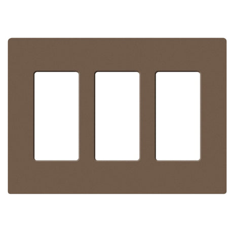 Lutron SC-3, Claro Screwless Designer Wallplate - 3 Gang