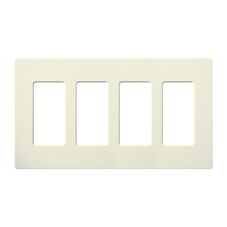 Lutron SC-4, Claro Screwless Designer Wallplate - 4 Gang