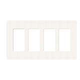 Lutron SC-4, Claro Screwless Designer Wallplate - 4 Gang