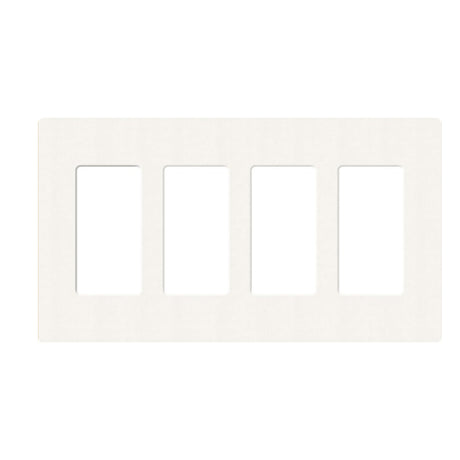 Lutron SC-4, Claro Screwless Designer Wallplate - 4 Gang