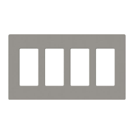 Lutron SC-4, Claro Screwless Designer Wallplate - 4 Gang