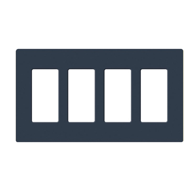 Lutron SC-4, Claro Screwless Designer Wallplate - 4 Gang