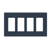 Lutron SC-4, Claro Screwless Designer Wallplate - 4 Gang