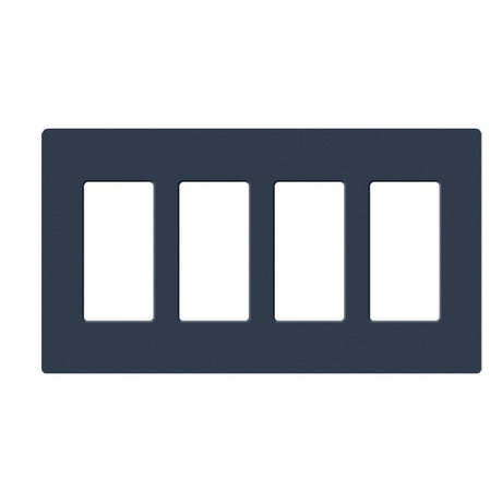 Lutron SC-4, Claro Screwless Designer Wallplate - 4 Gang