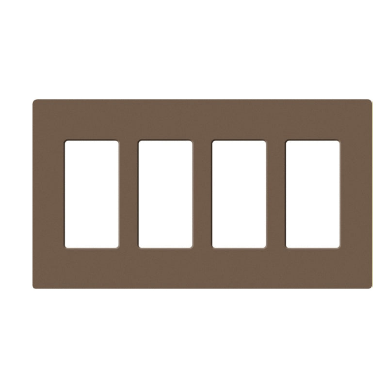 Lutron SC-4, Claro Screwless Designer Wallplate - 4 Gang
