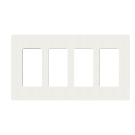 Lutron SC-4, Claro Screwless Designer Wallplate - 4 Gang