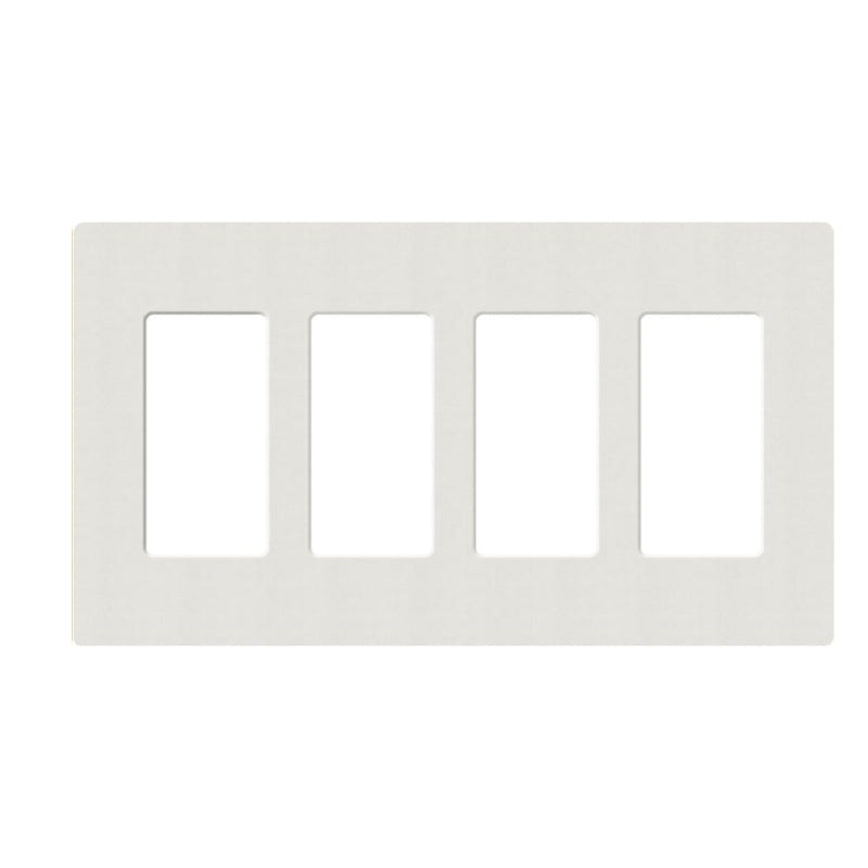 Lutron SC-4, Claro Screwless Designer Wallplate - 4 Gang
