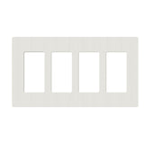 Lutron SC-4, Claro Screwless Designer Wallplate - 4 Gang
