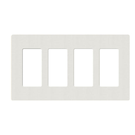 Lutron SC-4, Claro Screwless Designer Wallplate - 4 Gang