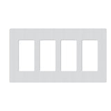 Lutron SC-4, Claro Screwless Designer Wallplate - 4 Gang
