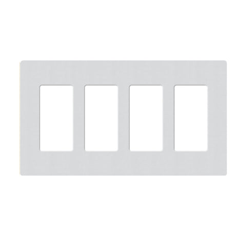 Lutron SC-4, Claro Screwless Designer Wallplate - 4 Gang