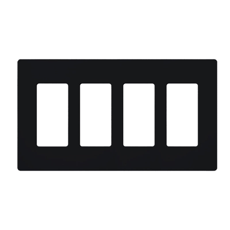 Lutron SC-4, Claro Screwless Designer Wallplate - 4 Gang