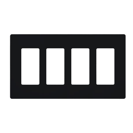 Lutron SC-4, Claro Screwless Designer Wallplate - 4 Gang