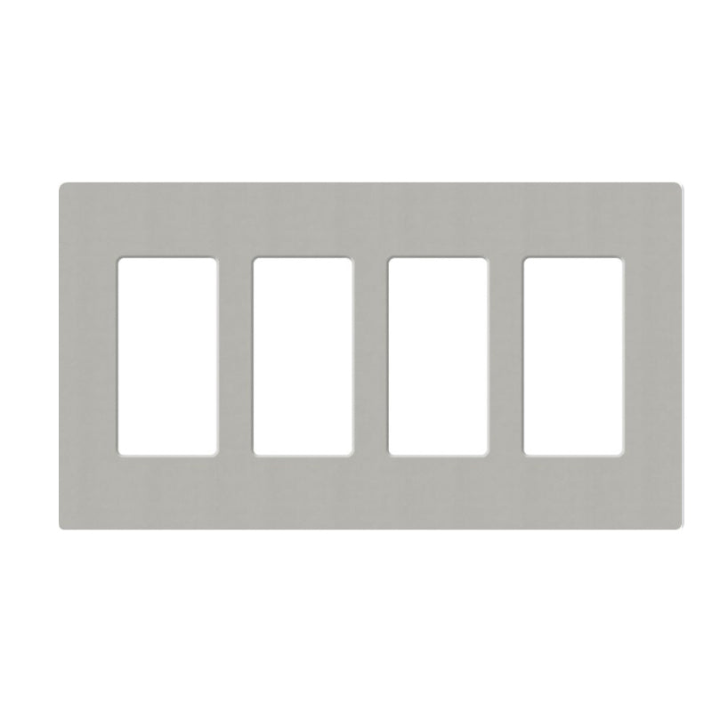 Lutron SC-4, Claro Screwless Designer Wallplate - 4 Gang