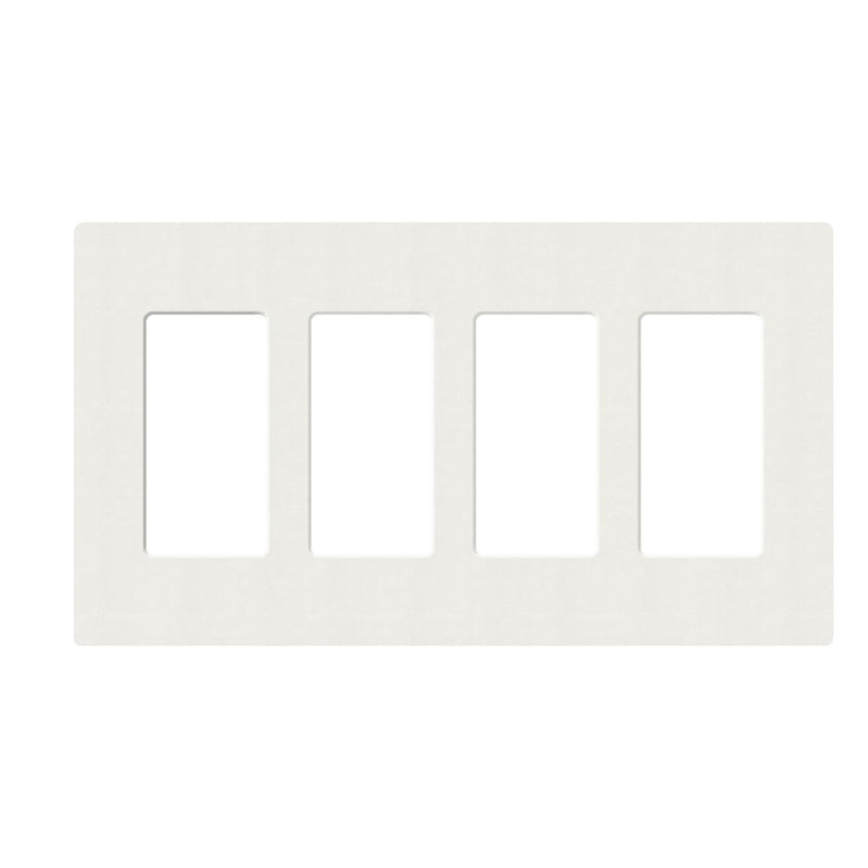 Lutron SC-4, Claro Screwless Designer Wallplate - 4 Gang