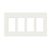 Lutron SC-4, Claro Screwless Designer Wallplate - 4 Gang